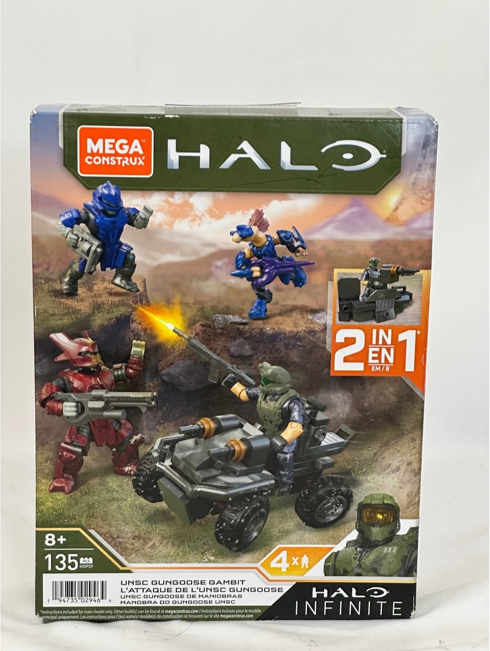 Mega Construx Halo Infinite UNSC Gungoose Gambit Building Set 135 Pieces